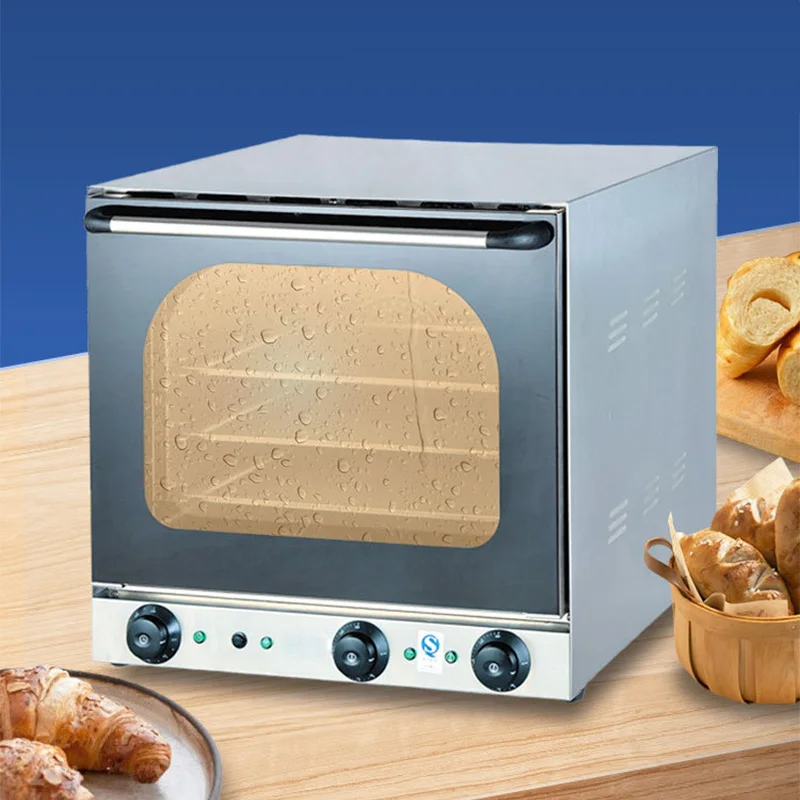 ETA-4A/4AE Full perspective hot air circulation Electric oven Commercial spray type Large baking box use for making bread cake p 3