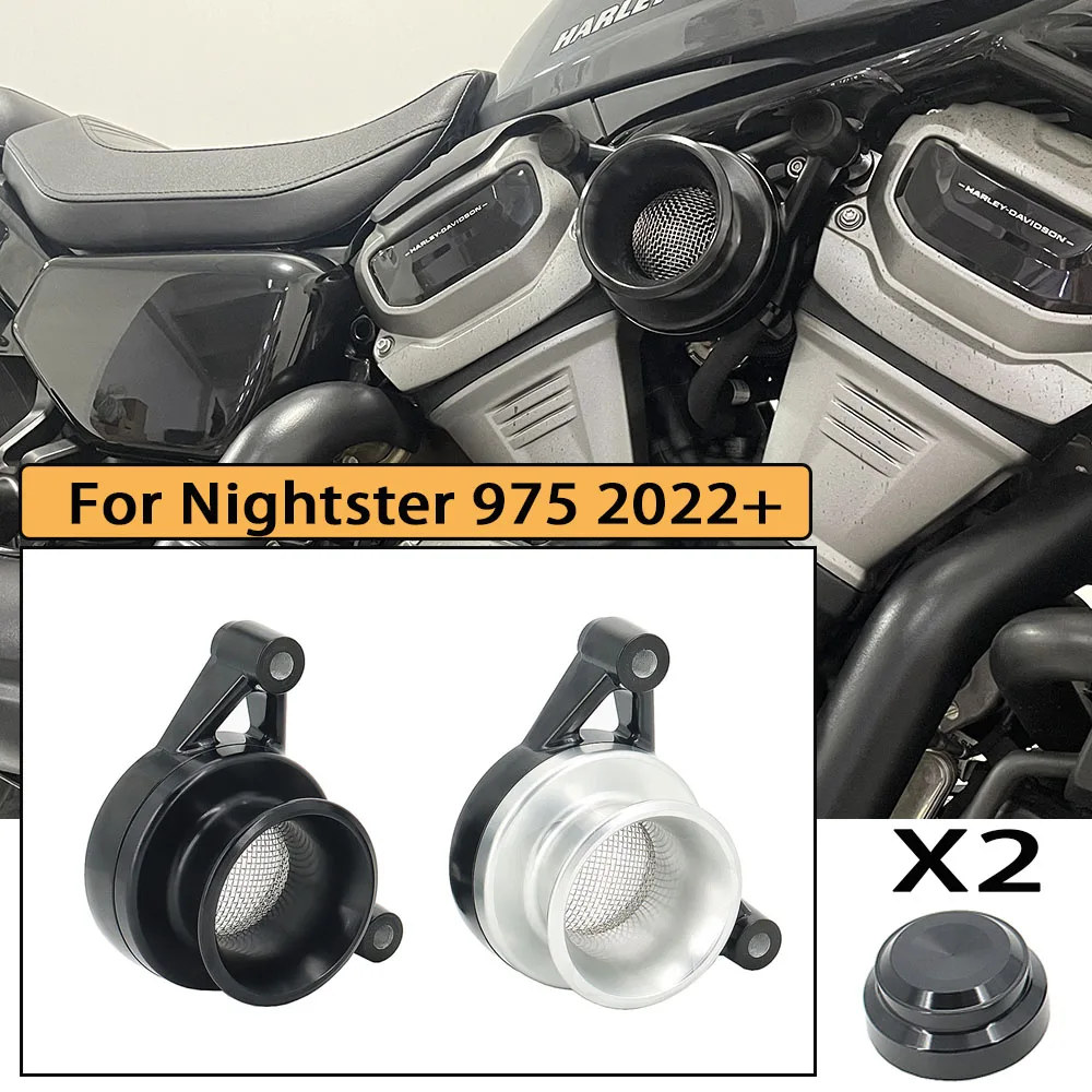 Accessori Moto Sistema Di Pulizia Del Filtro Dell'Aria Kit Di Aspirazione Per Harley Nightster 975 Rh975 Rh 975 Special 2022 2023