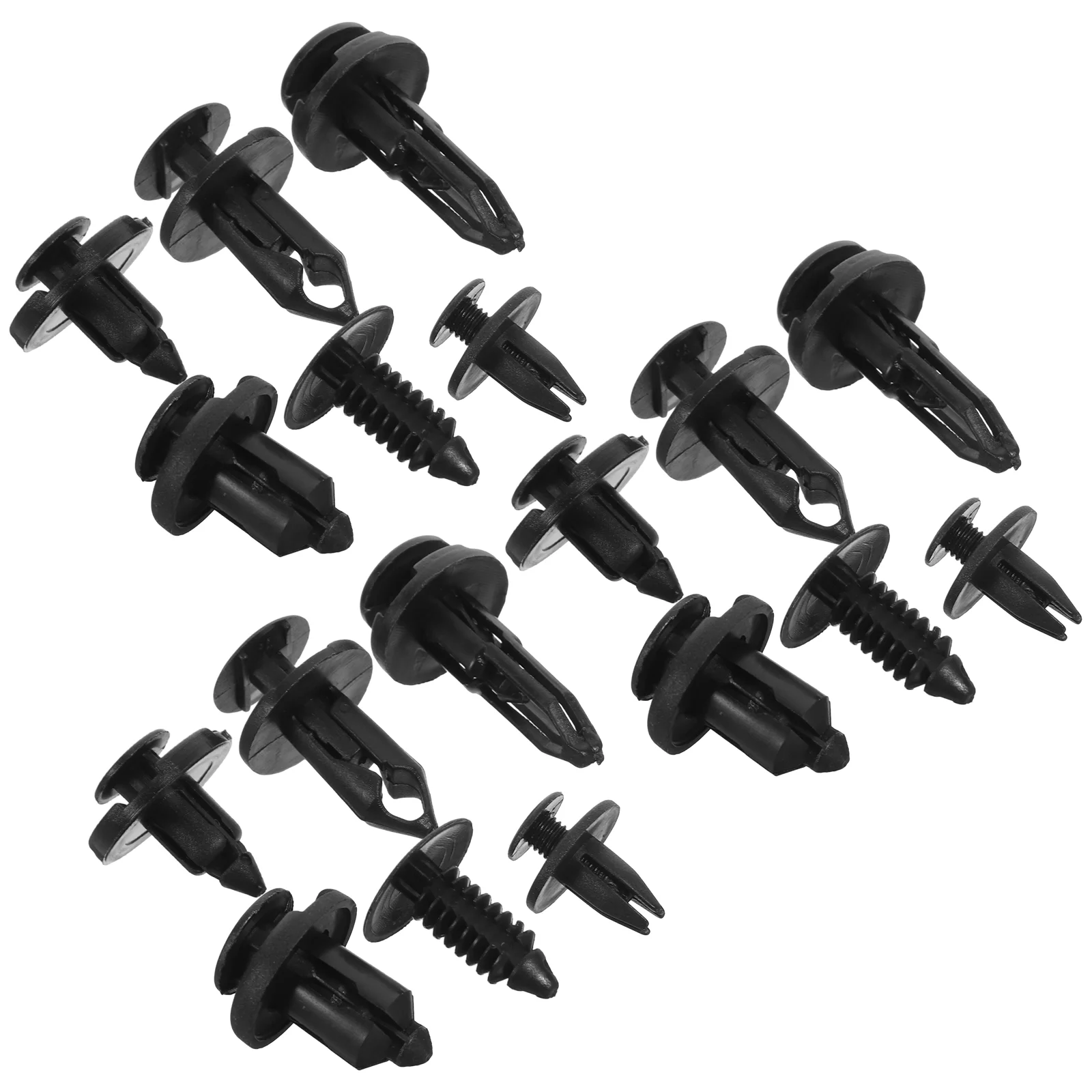 

200 Pcs Auto Fasteners Clips and Fender Mudflaps Automotive Supplies Nylon Body Parts Side Skirts