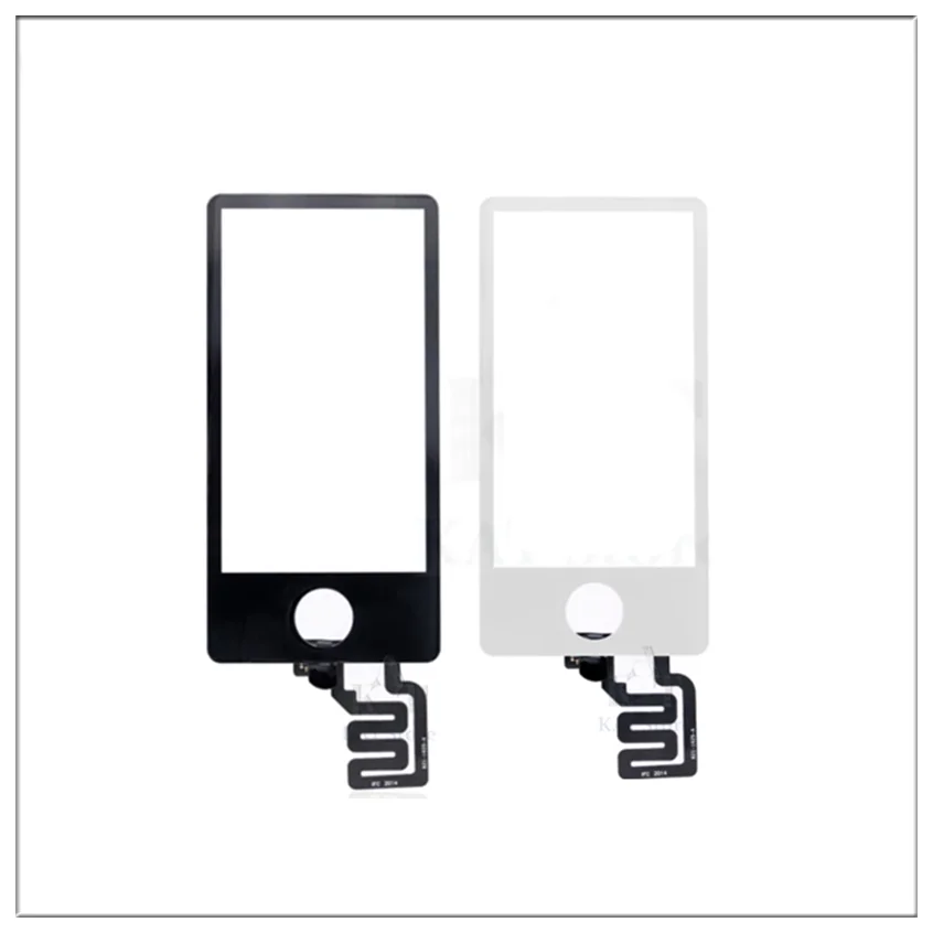 1Pcs Touch Screen Glass Lens With Digitizer Panel LCD Display For iPod Nano 7 7th Gen White Black Replacement LCD Display Replacement Glass Screen Replacement Touch Screen Digitizer Replacement