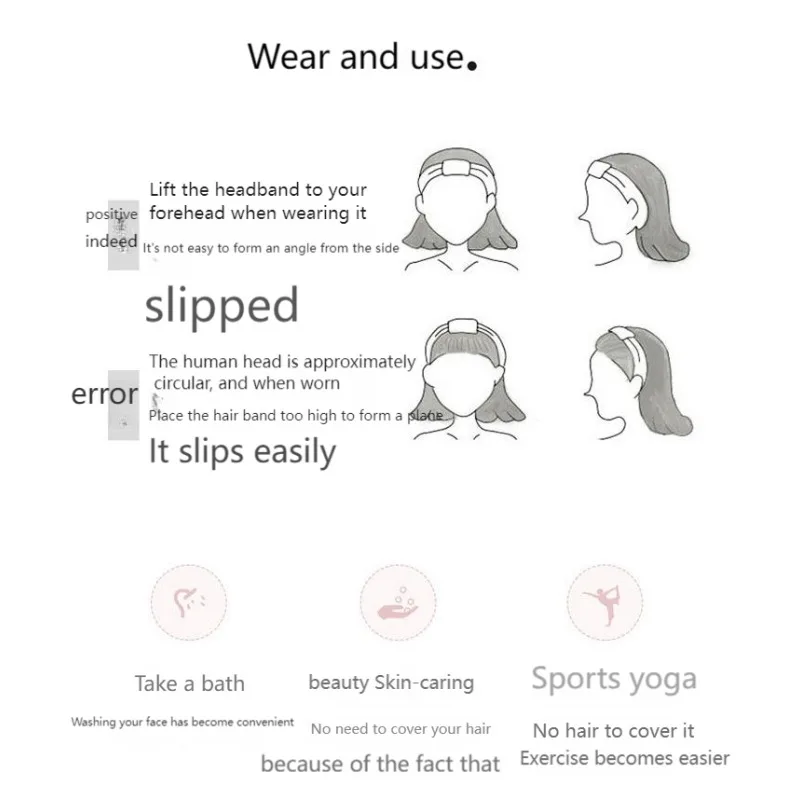 Women's Coral Fleece Cat Ear Headband - Ultra-Soft Skincare & Makeup Accessory,  Non-Slip  Design for  At - Home  Use