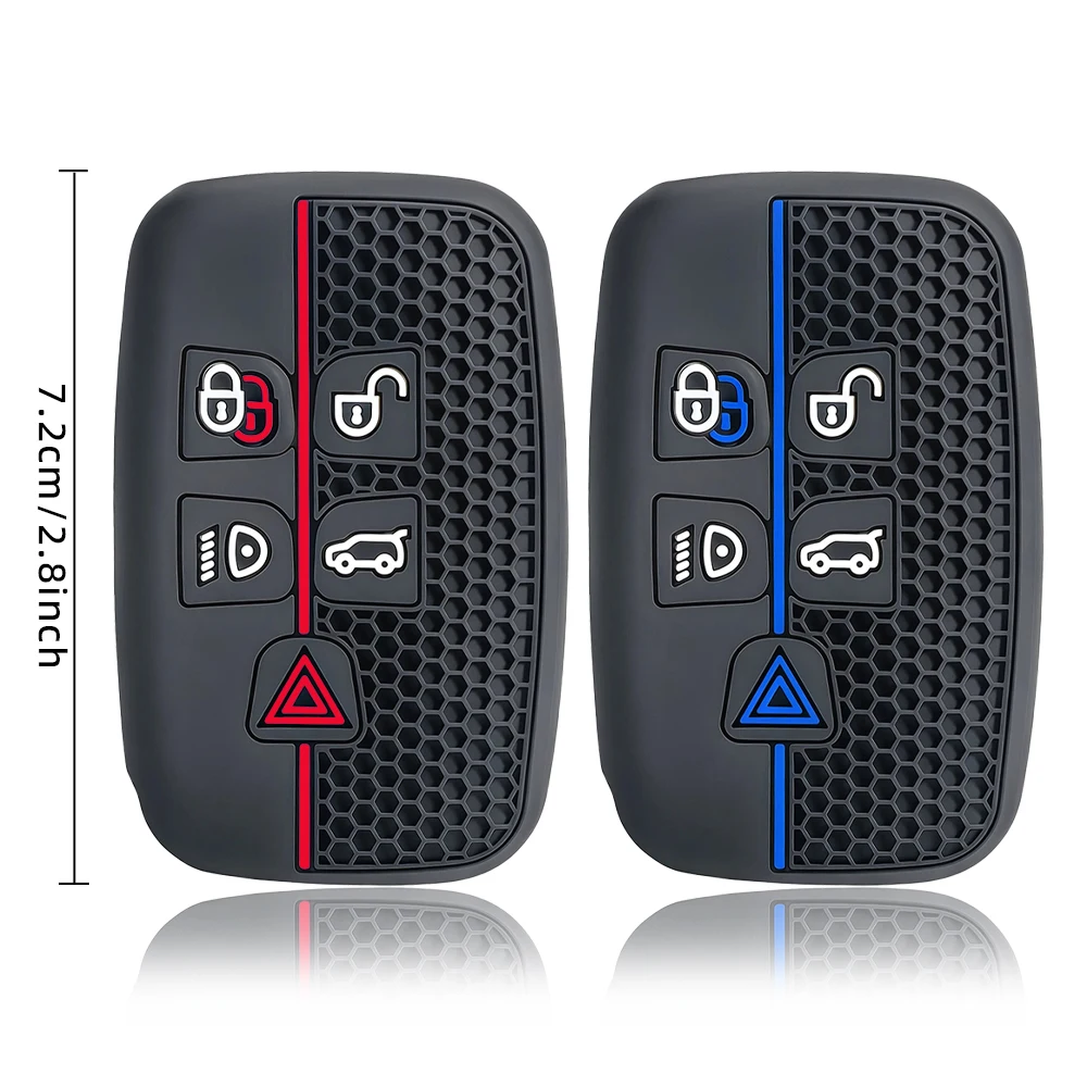 Premium Car Remote Key Case Cover Shell for Land Rover & Jaguar Models