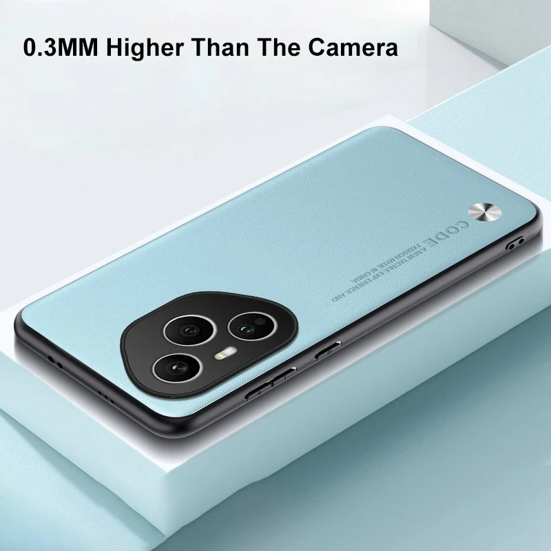 Luxury PU Leather Shockproof Phone Case - Full Protection Back Cover