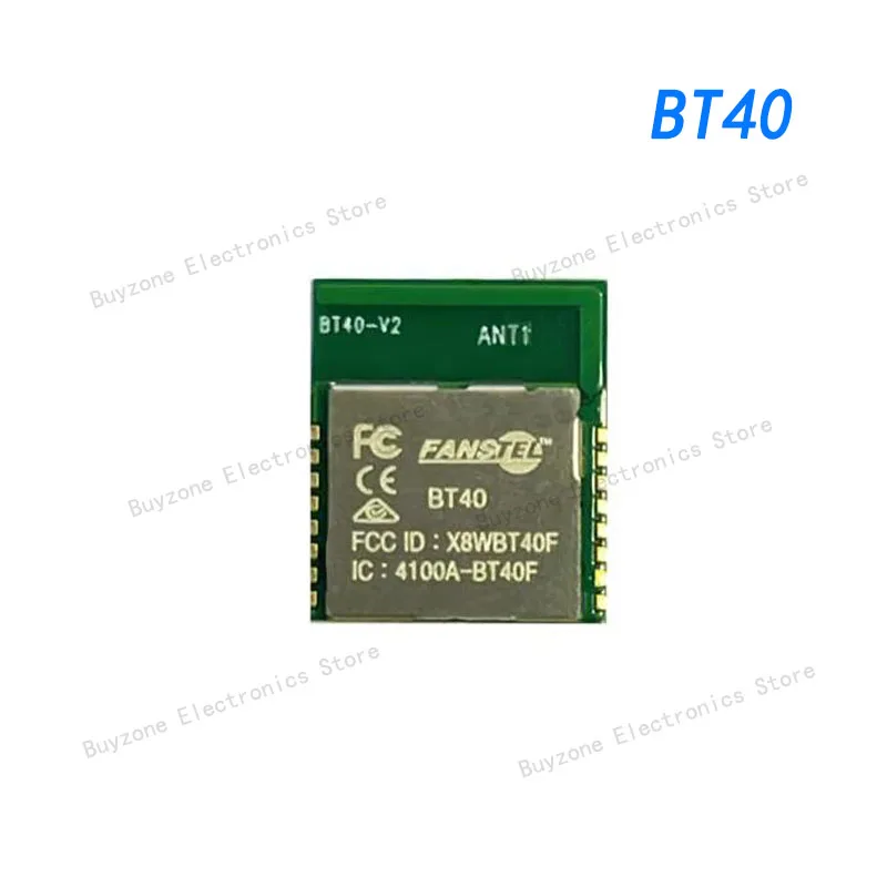 

BT40 Bluetooth v5.1, Zigbee® Transceiver Module 2.4GHz PCB Trace