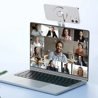 Magnetic Phone Holder For IPhone 13/14 for magsafe Metal Laptop Phone Stand Monitor Display Side Mount Tablet For IMac Bracket - Image 5