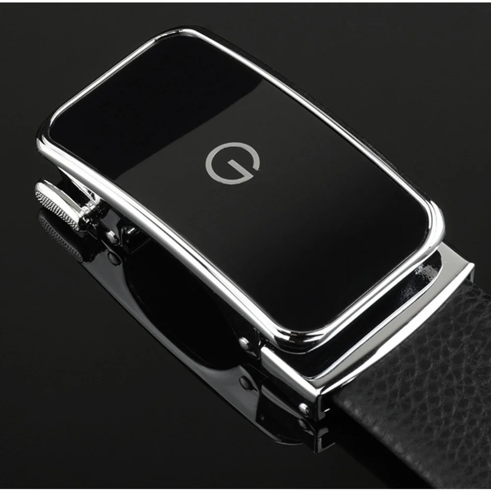 2023 New Hot Selling Men's Belts Customized Automatic Buckle Belt Logo Customized Genuine Leather Cowhide Belt Logo Gift_voghion.com