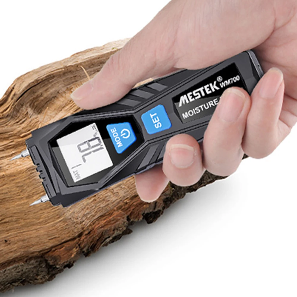 Two Pins Moisture Meter For Wood Digital Timber Damp Detector Portable Humidity Tester Wall Hygrometer Wood Humidity Tester