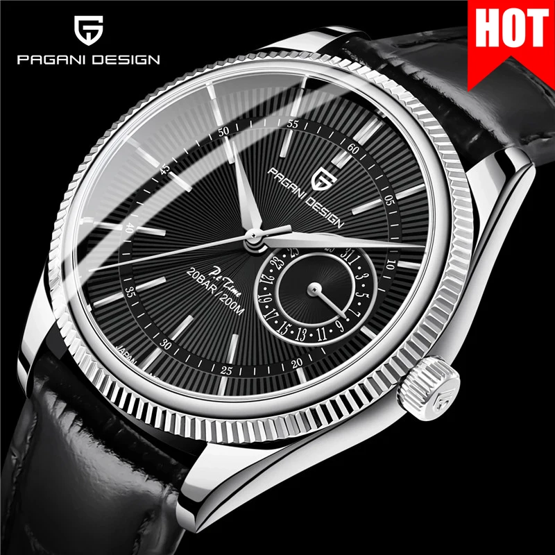 

PAGANI Design Men Quartz Watch Sapphire Stainless Steel Clock Diving PD-1689 VH65 Watch 20Bar Waterproof Men Reloj Hombre 2024