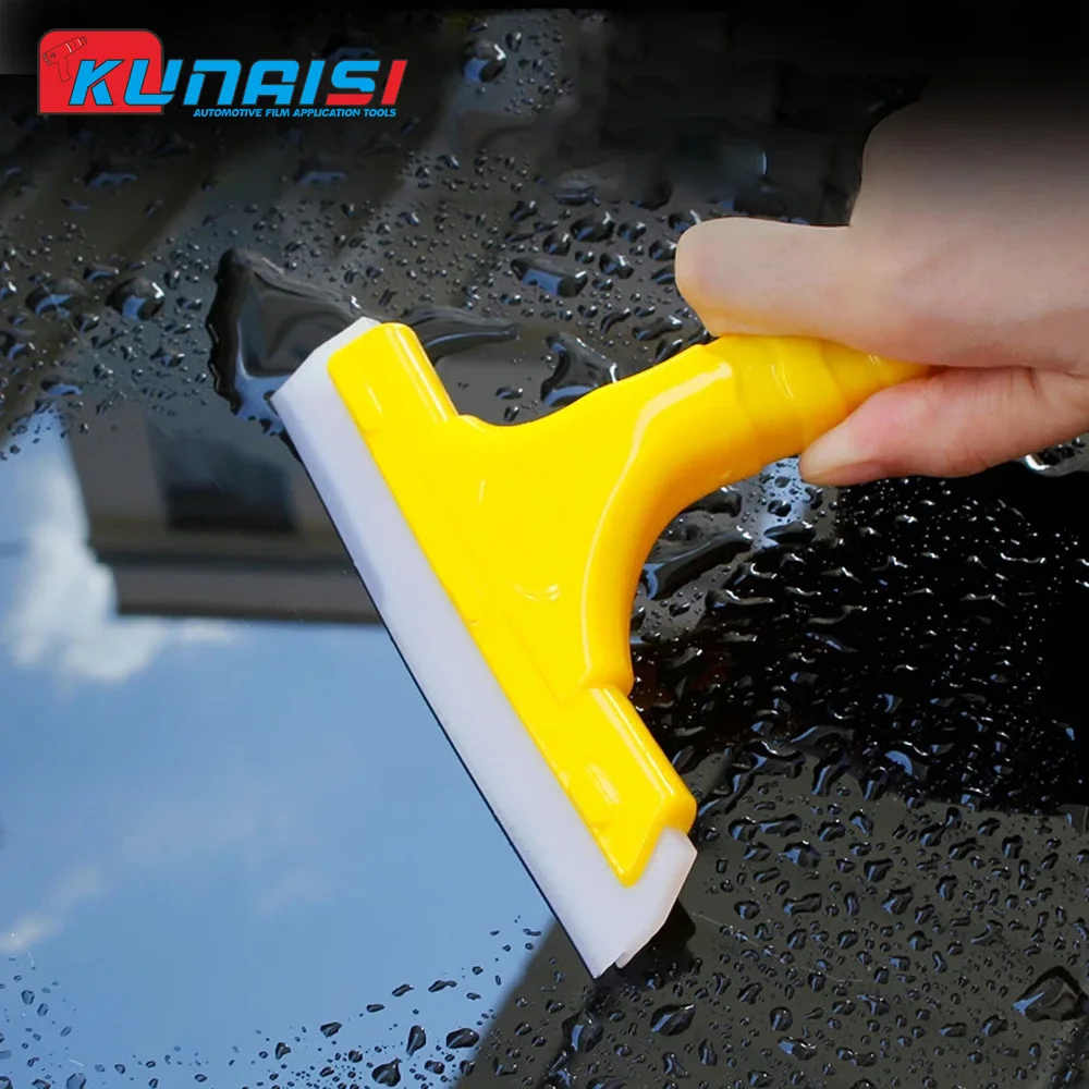 1/2pcs Silicone Water Squeegee Car Vehicle Windshield Window Washing Cleaning Glass Blowing Home Glass Automotive film