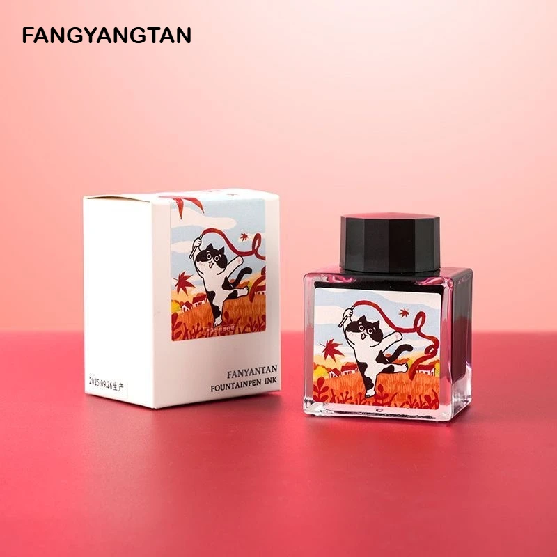 FANGYANGTAN 20 색상 50ml 쉰 만년필 잉크 유리 딥펜 문구 학교 용..
