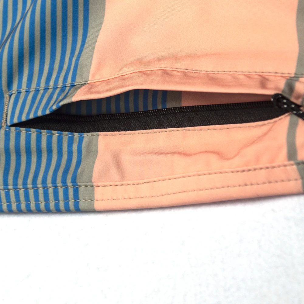 Hot Sale Men's Shorts Beach Boardshorts Stretch Striped Quick-dry Waterproof Breathable Thin Bermuda Surfing Swimming Trunks 5