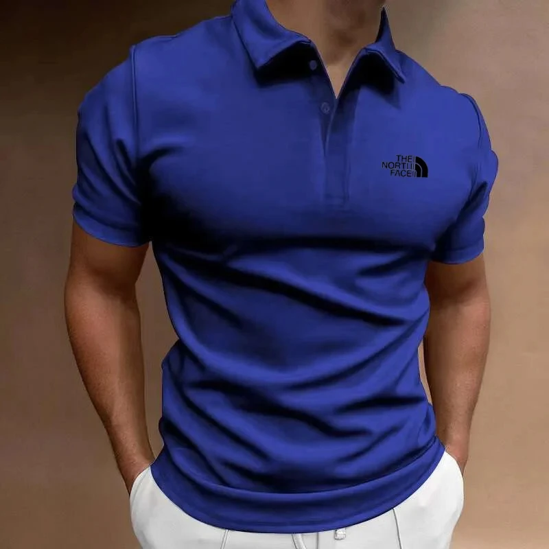 Men's Short Sleeve Cotton Polo Shirt, Top, Casual, Sports, Spring, Summer, High Quality, New, 2023 images - 6