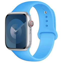 Premium Sport Silicone Watch Band Bracelet - 44 45 46 49 mm (Blue)