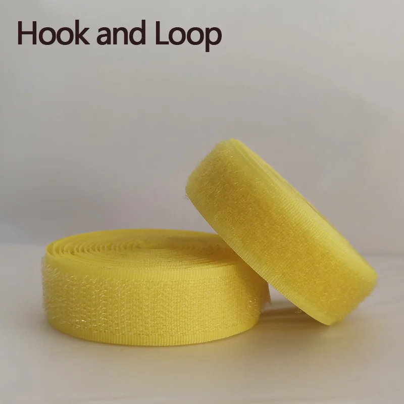 Colorful 20mm Non-Adhesive Hook and Loop Fastener Tape - 10M Nylon Fabric