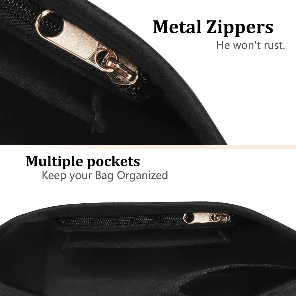1pc Padded Felt Handbag Insert Liner – Cloth Bag Organizer - Image 3