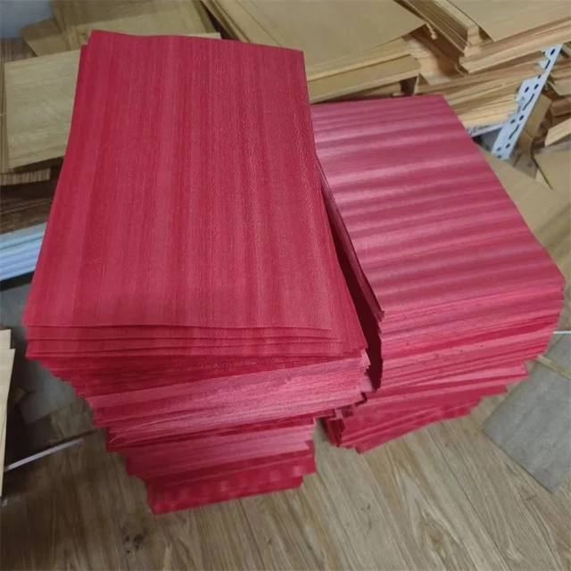 2pcs Ayus Table Tennis Racket Bottom Board Wood Dyed Red Table Tennis Racket Material