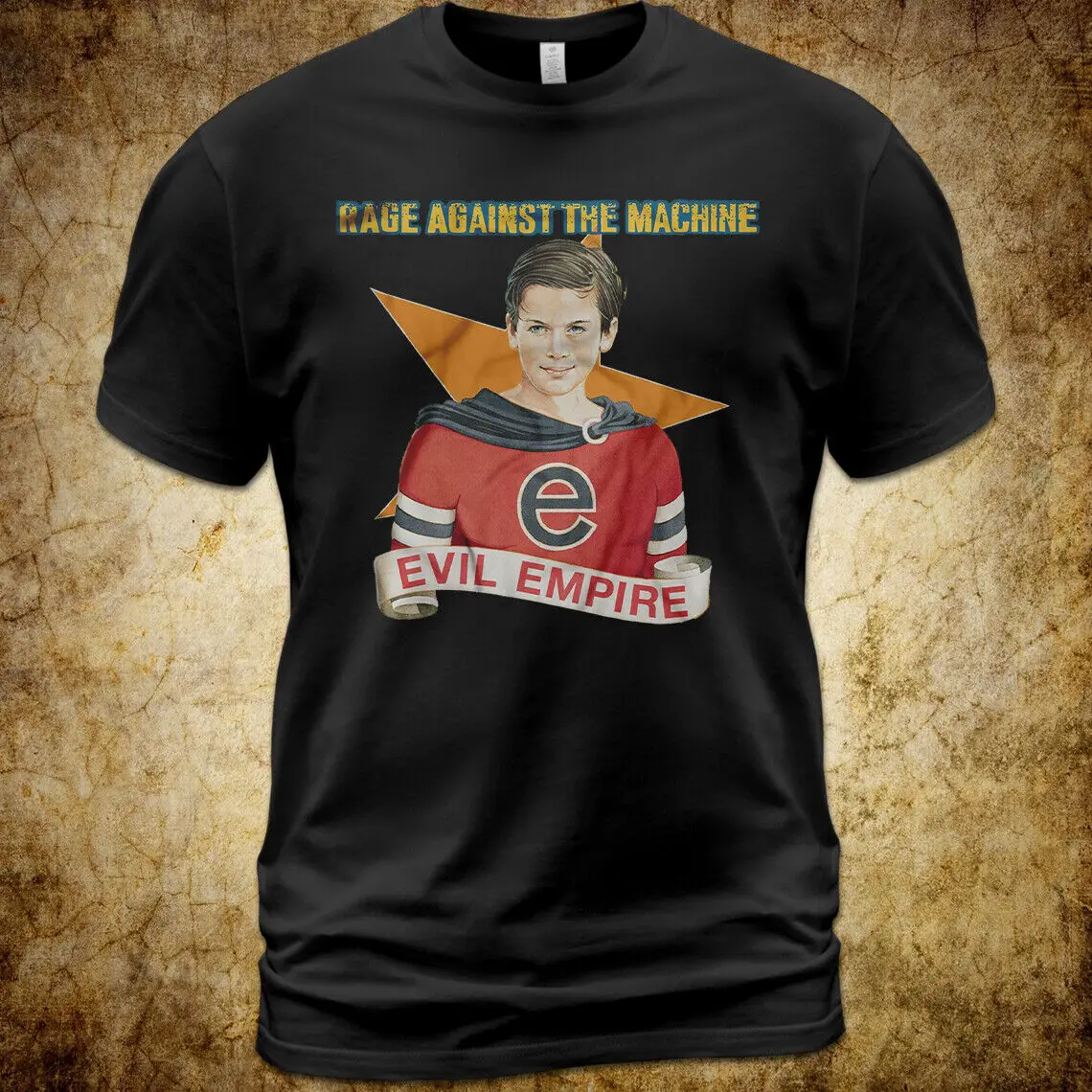 T-Shirt Unisex In Cotone Rage Contro La Macchina Evil Empire Eczema De La Rocha