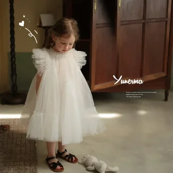 Abito da bambina Abito estivo per bambini Abito da tutù per bambini Abiti da festa di compleanno per bambini Abiti da bambina