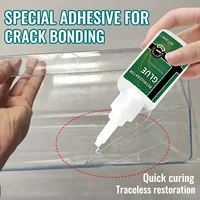 Adhésif pour tiroir de réfrigérateur, mastic fort à séchage rapide pour fissures, ruptures, Anti, Application facile, liaison Durable, résistant au congélateur 5
