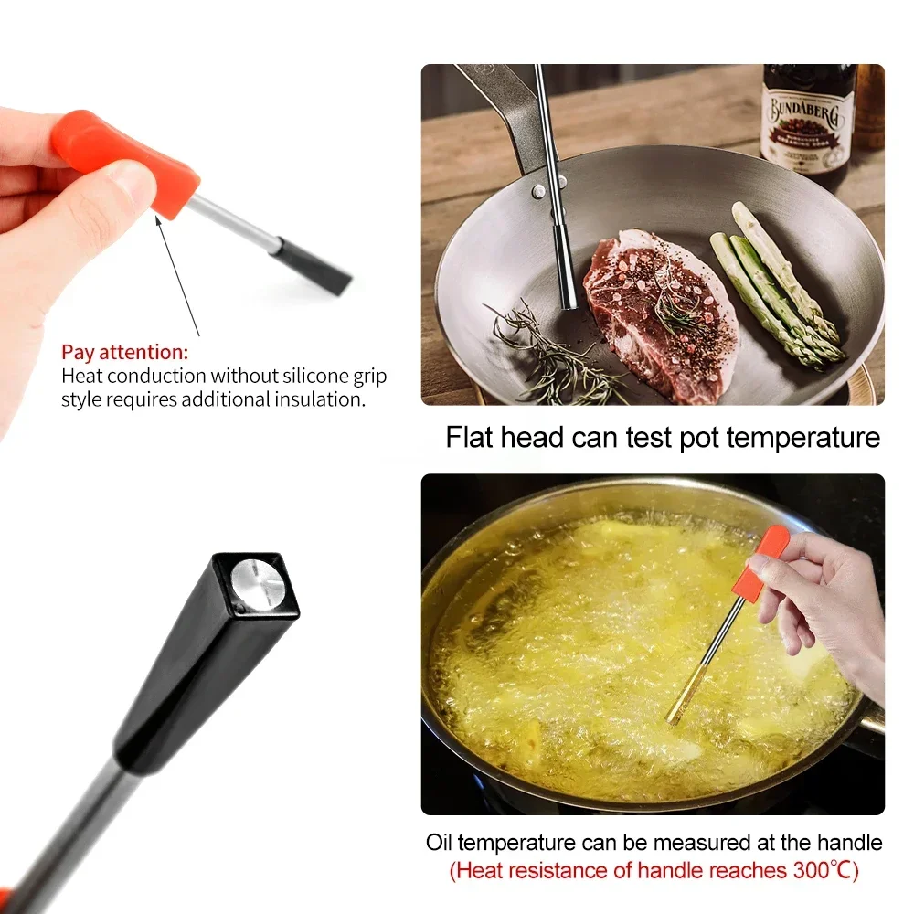 

Gift Bluetooth Thermometer Food Smart Cooking Wireless Digital Smoker Meat Kitchen Great Barbecue