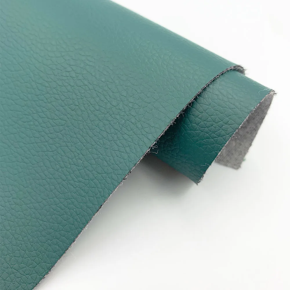 Litchi Pattern Waterproof Faux Leather Fabric for DIY Sewing and Crafting