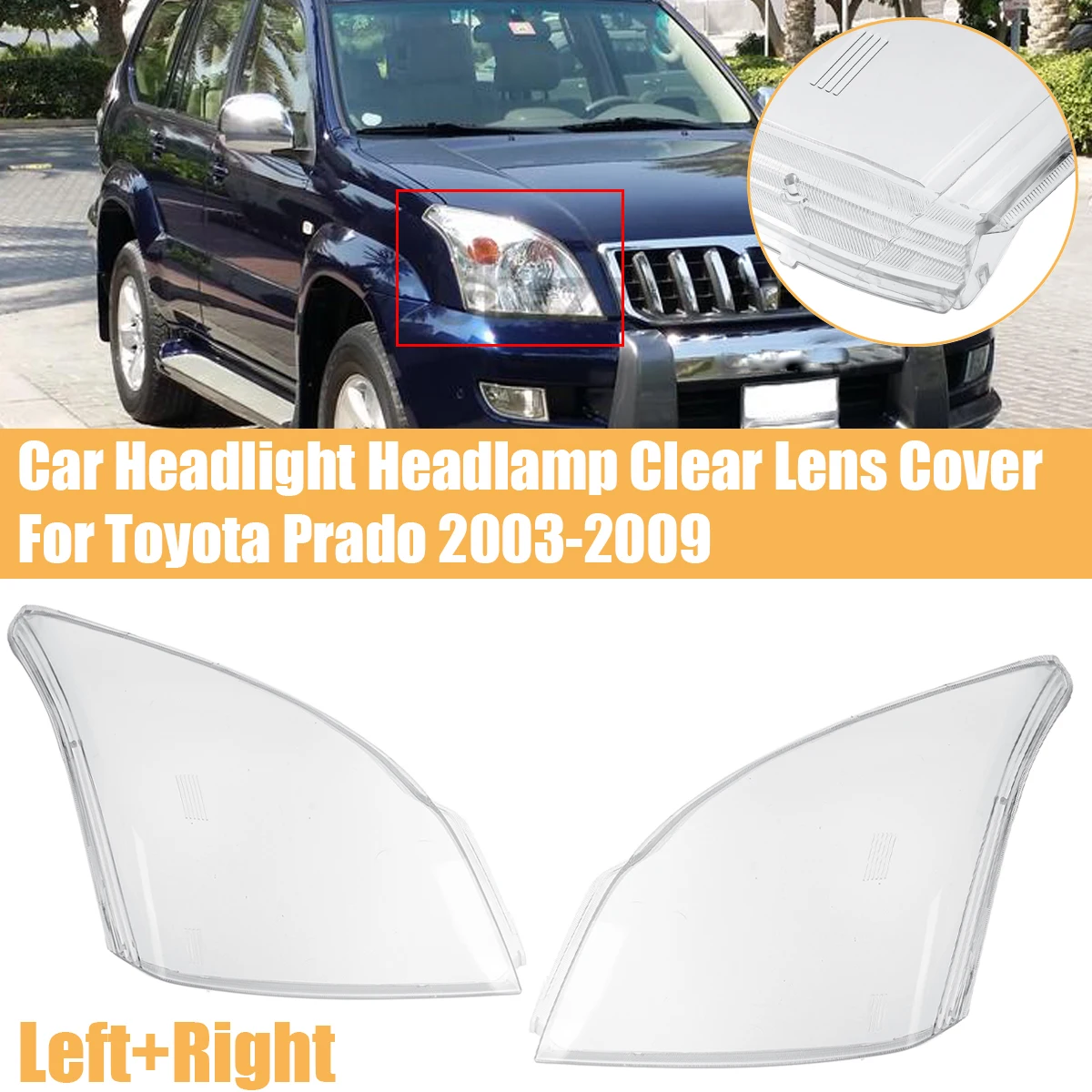 AutoLightCapsCarHeadlightCoverTransparentLampshadeLampCase
