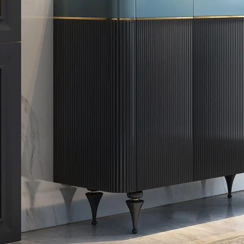 Modern Living Room et Cabinet Sideboard Living Room Furniture Luxury Rock Board Storage Sideboard Kitchen Furniture Set