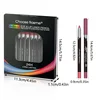 12Pcs/Set Waterproof Pencil Lipstick Set Pen Matte Lip Liner Long Lasting Makeup Pens Easy to Wear Non-stick Cup Cosmetics Kits 6