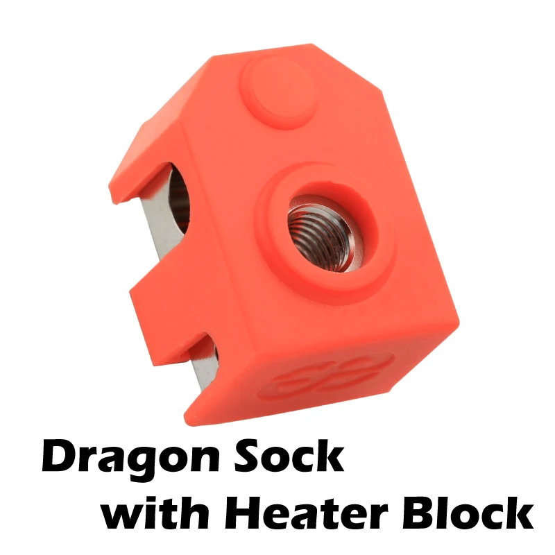 Mellow Phaetus Dragão Silicone Meias para Impressora 3d Hotend Proteção de Temperatura para Voron 0.4 1.5 2.2 2.4 Dragon Heater Block - Imagem 6