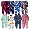2T Toddler Baby Clothes Romper Children  Fleece Outdoor Clothing Winter Warm Climbing Jumpsuit Zipper One-piece Coverall Pajamas