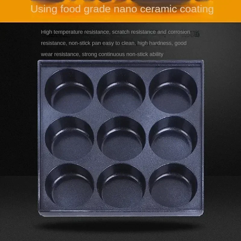 Gas-Powered Burger Maker with 18 Compartments for Egg Burger and Meat Patty