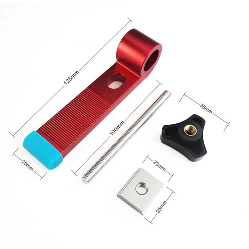 

Aluminium Woodworking T-Slot Miter Track Fixture Slot Jig Miter Track Stop Clamping Blocks Clamp Set For Router Table