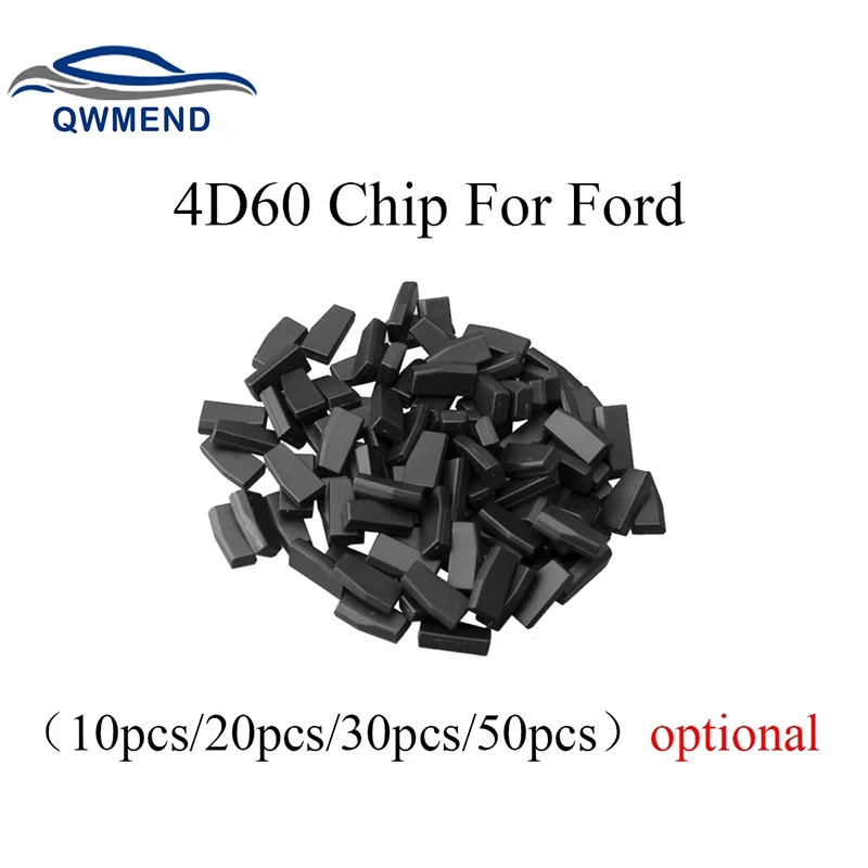 Чип автомобильного ключа QWMEND 4D60 чип для Ford Fiesta Connect Focus Mondeo Ka ID60 40 бит чистый