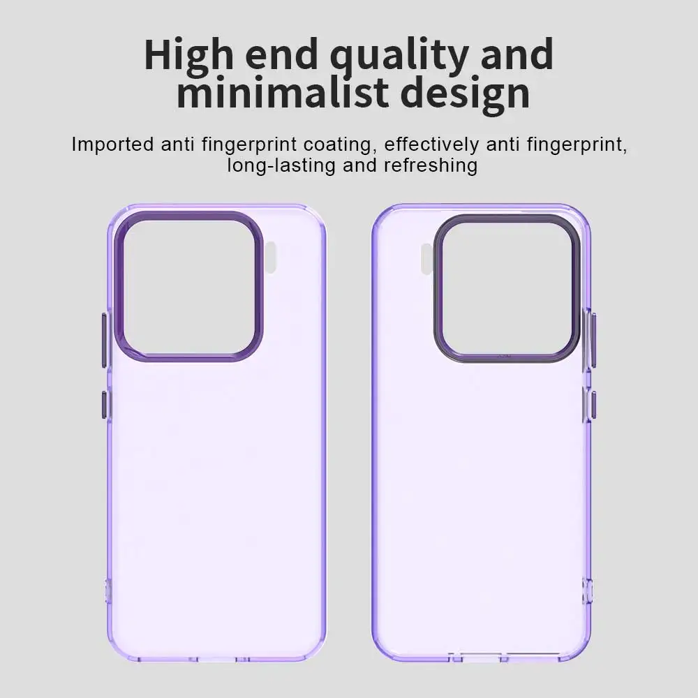 Luxury Matte Skin Feel Translucent Shockproof Bumper Case