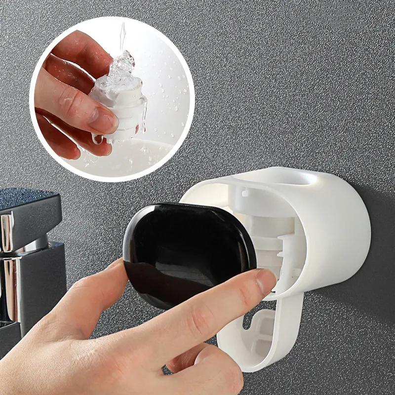 Automatic Toothpaste Dispenser Bathroom Accessories Toothbrush Holder Dental Cream Dispenser bathroom accessories set soap dispenser toothpaste squeezer