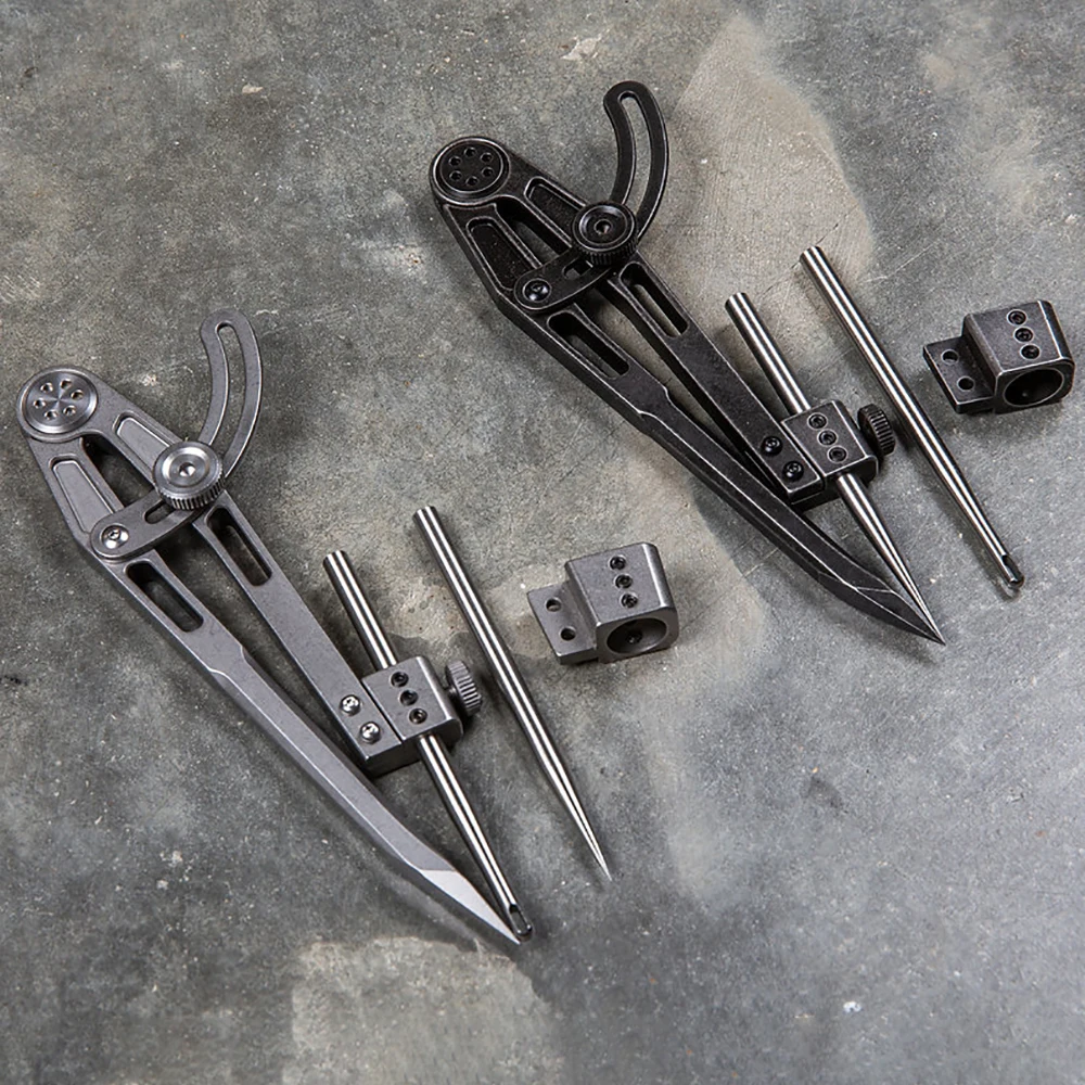 Boussole De Séparation En Cuir Avec Aile En Cuir - Boussole En Acier