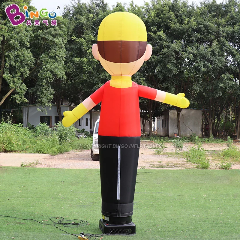 2.7 Meters Height Inflatable Car Wash Air Dancer For Advertising Decoration 10ft Blow Up Tube Man Balloon 6