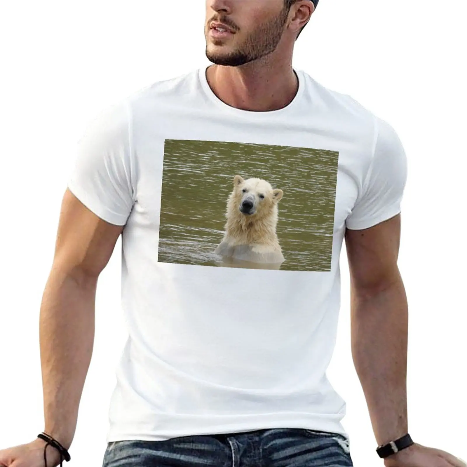 

Bear in the bath! T-Shirt sweat shirt Blouse mens graphic t-shirts big and tall