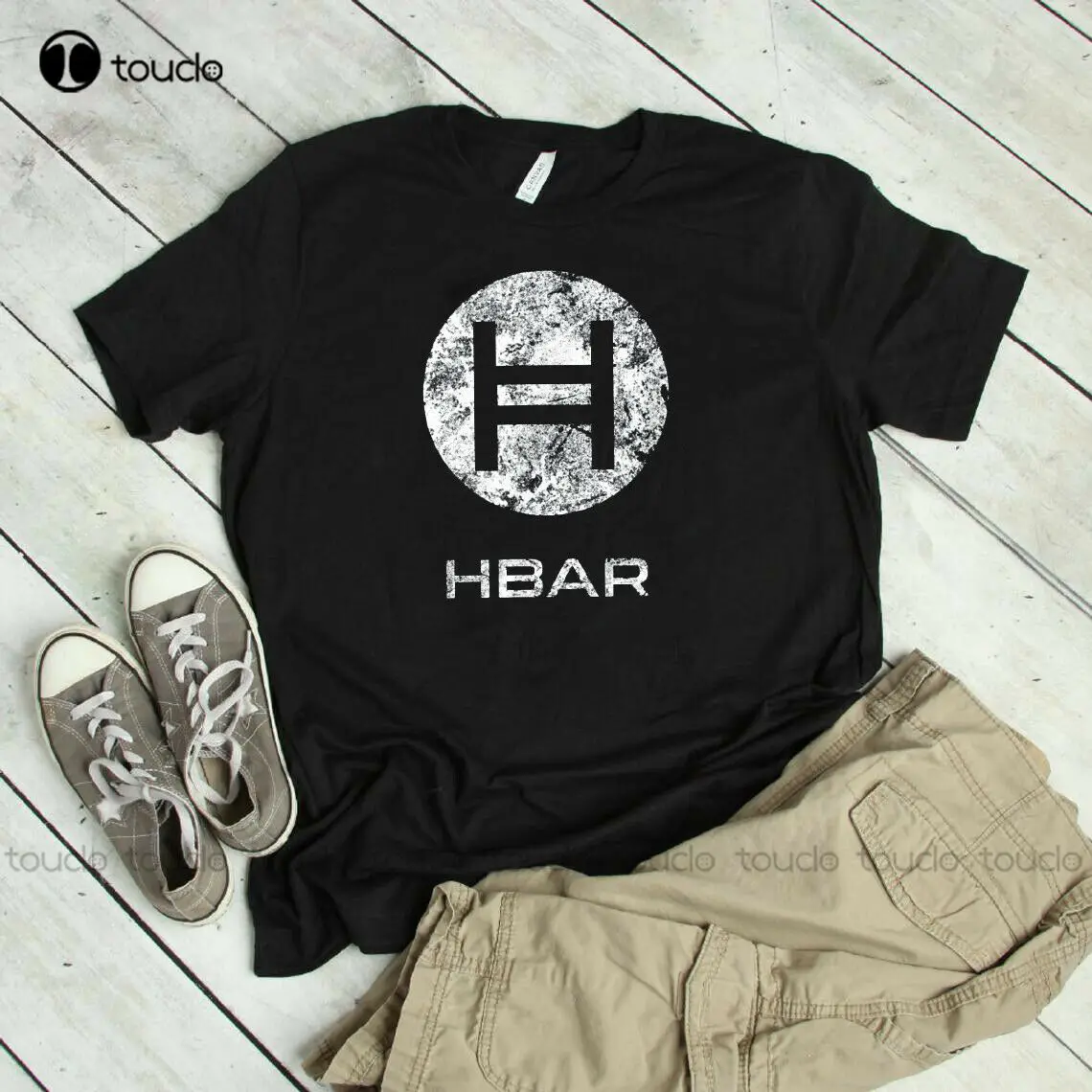 

Новинка, криптовалюлогенная футболка Hedera Hashgraph, жетон блокнота, потертая футболка, подарок для мужчин и женщин, хлопковая футболка, футболка под заказ