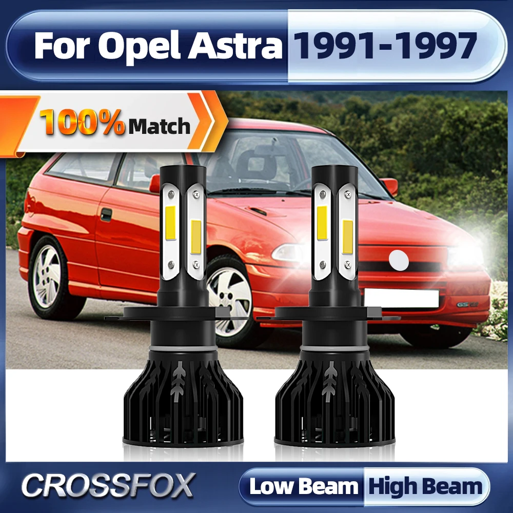 

H4 Canbus Led Headlights 20000LM Led Headlamps Bulbs High Low Beam Car Lights For Opel Astra 1991 1992 1993 1994 1995 1996 1997