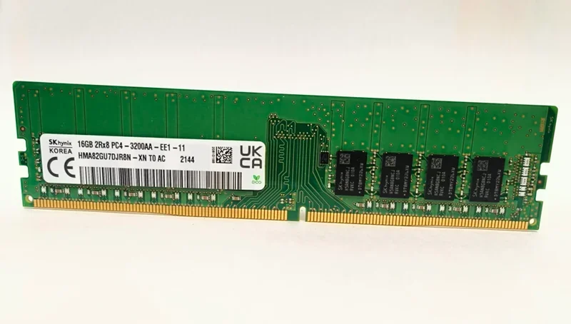 SK hynix 16GB 2Rx8 PC4 3200AA DDR4 3200MHz Pure ECC UDIMM 16G RAM