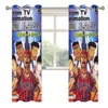 Slam Dunk Shading Curtains  for Living Room Decoration Window Curtain 2 PC  2