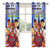 Slam Dunk Shading Curtains  for Living Room Decoration Window Curtain 2 PC  2