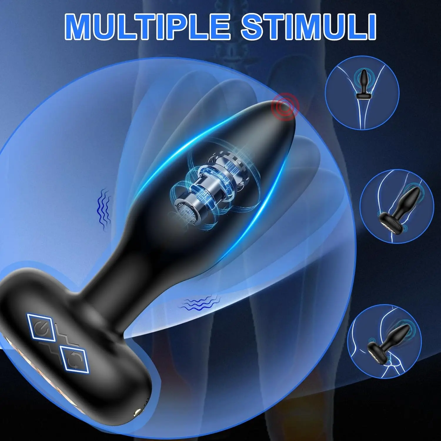 Butt Plug Vibrator Female Wireless Remote For Women Ass Dildo Prostate Masturbation Men and Couples