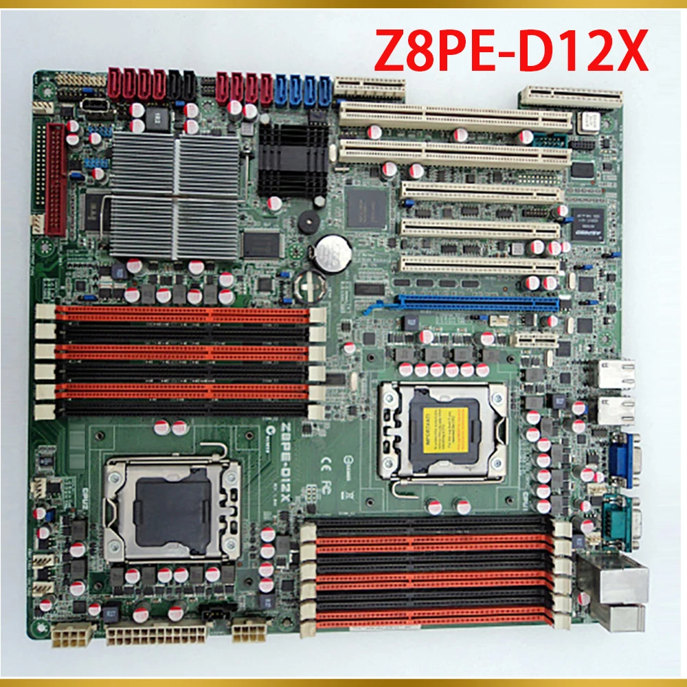 Per Scheda Madre Server Bidirezionale Asus Lga1366 Ddr3 X58 X58M Scheda Madre Z8Pe-D12X