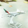 1:400 Scale Metal Airplane Emirates A380 Airlines Boeing Airbus 1