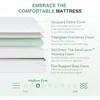 Full set mattress, 8-inch mattress, suitable for platform bed double sofa bed, memory foam medium hardness mattress 3