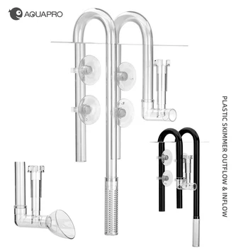AQUAPRO Inflow Outflow Inlet Outlet Skimmer Lily อุปกรณ์เสริมถังปลาพืชท่อ Aquarium Water Filtro Fishbowl ชุด Akvarium 1