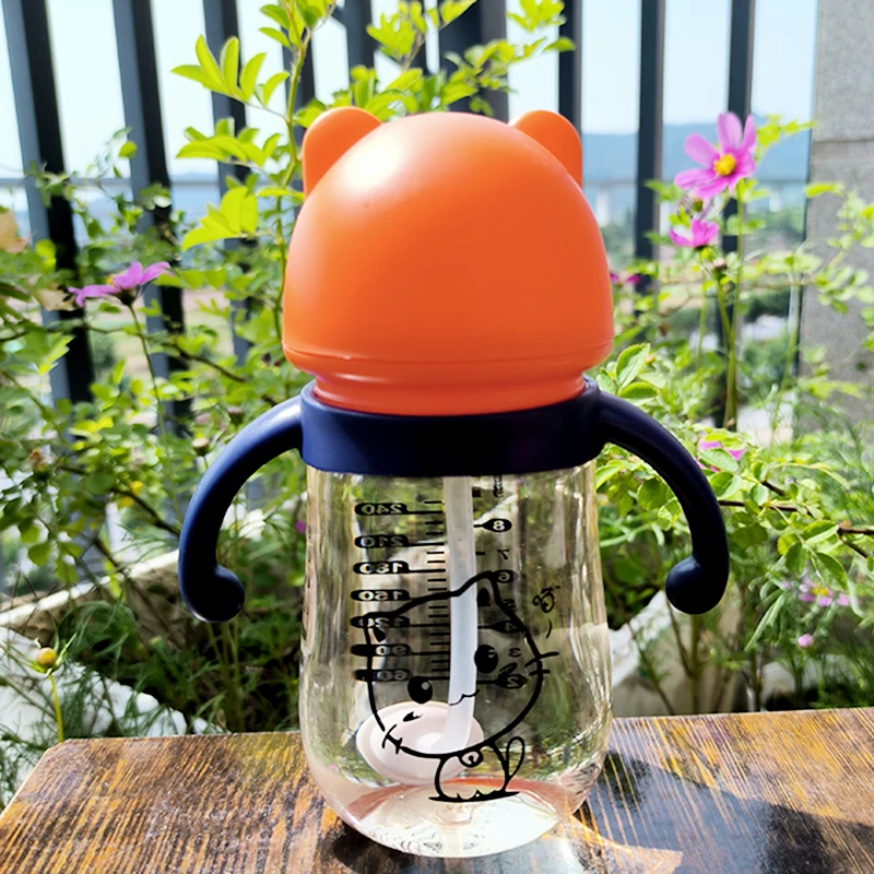 Baby Bottle Newborn Baby Milk Bottle Nursing Bottle Anti-Choke Design,BPA Free, 0-6Months BPA Free