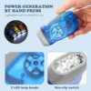 Hand Pressing Dynamo Flashlight small Colored Flashlight multiuse durabel SelfGenerating Torch Portable Camping travel Lamp 5